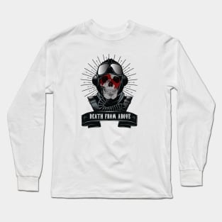 BOMBER PILOT( DEATH FROM ABOVE ) Long Sleeve T-Shirt